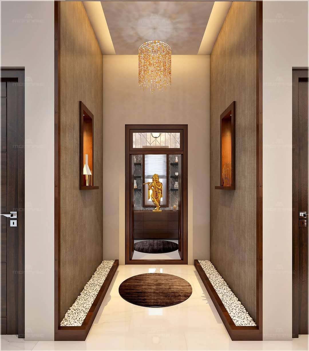 Modern apartment interior design in Bengaluru by Dream Housing Interiors - Contemporary living space